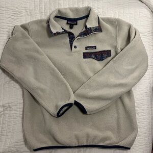 Patagonia Cream Fleece Pullover